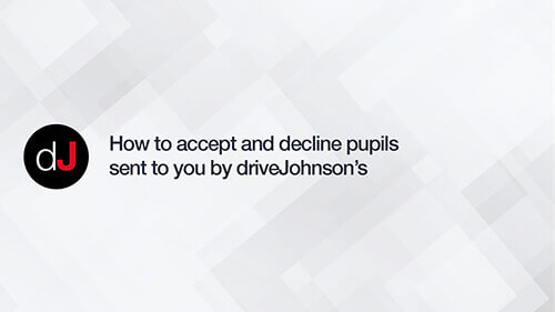 How to accept and decline pupils we send you