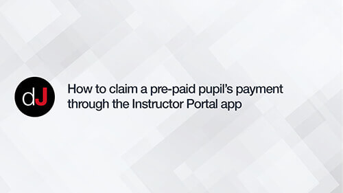 How to claim a pre-paid pupil's payment